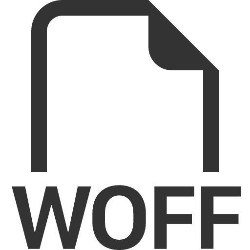 иконка filetype woff, filetype, woff,