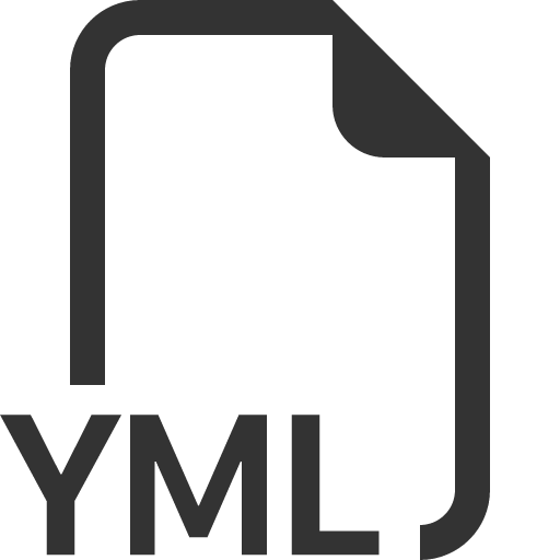 иконка filetype yml, filetype, yml,
