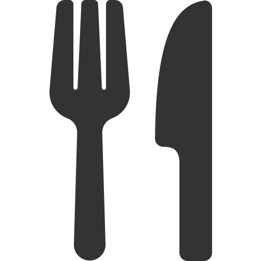 иконка fork knife, столовые приборы, fork, погрузчик, knife, нож,