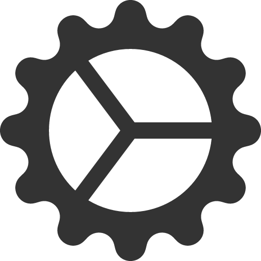иконка gear wide connected, gear, шестеренка, wide, connected,