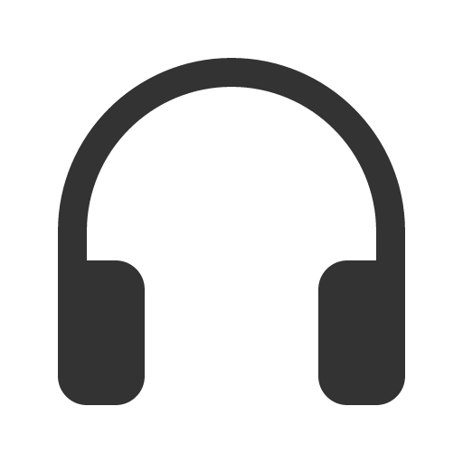 иконка headphones, наушники,