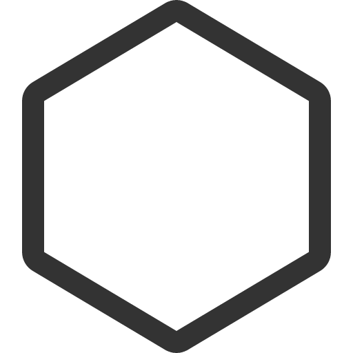 иконка hexagon,