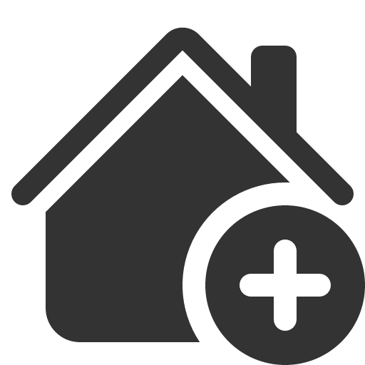 иконка house add, house, дом, add, добавить,