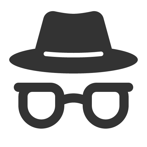 иконка incognito,