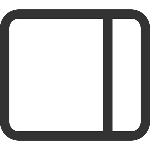 иконка layout sidebar reverse, layout, макет, sidebar, монитор, reverse,