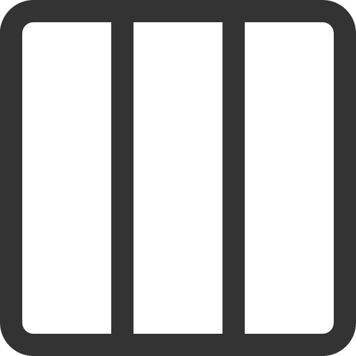 иконка layout three columns, layout, макет, three, columns,