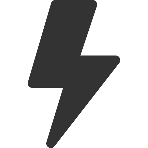 иконка lightning, молния,