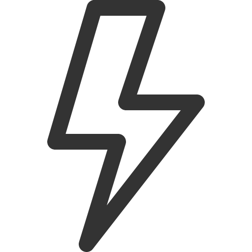 иконка lightning, молния,