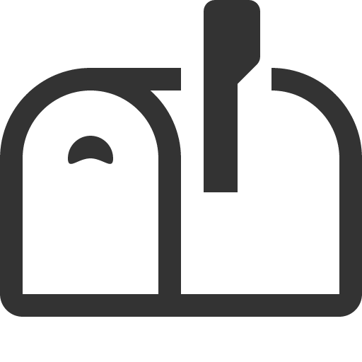 иконка mailbox flag, mailbox, flag, флаг,