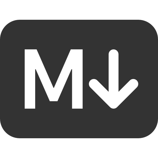иконка markdown,