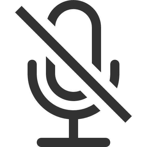 иконка mic mute, mic, микрофон, mute, без звука,