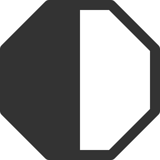 иконка octagon half, octagon, half, батарея,
