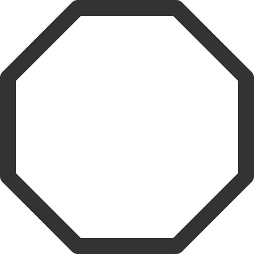 иконка octagon,