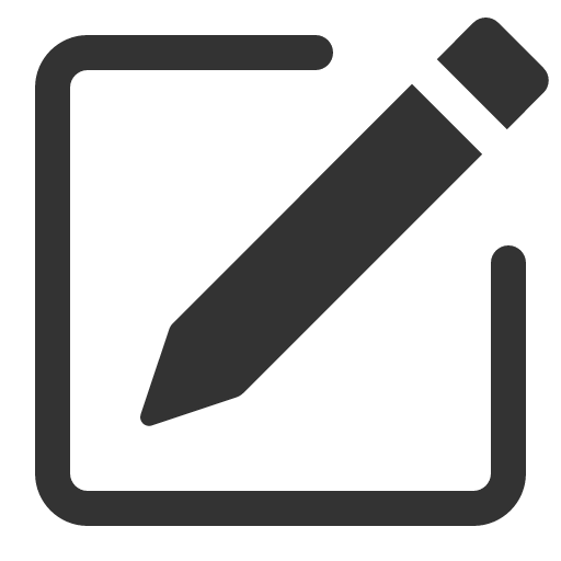 иконка pencil square, pencil, square,