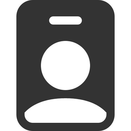 иконка person badge, person, badge, бейдж,
