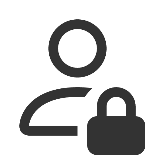 иконка person lock, person, lock, замок,