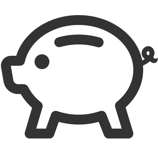 иконка piggy bank, копилка, piggy, bank, банк,