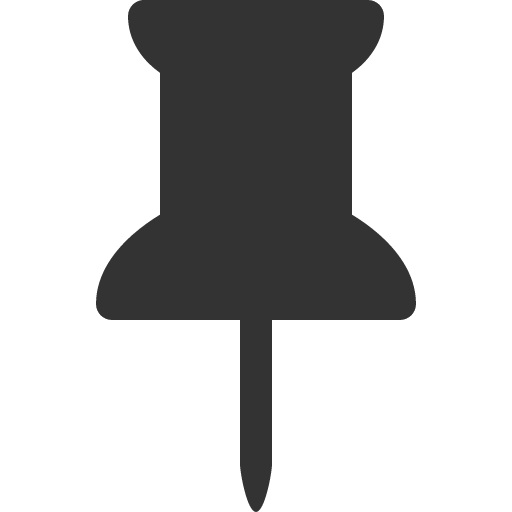 иконка pin, кнопка,