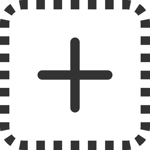 иконка plus square dotted, plus, плюс, square, dotted,
