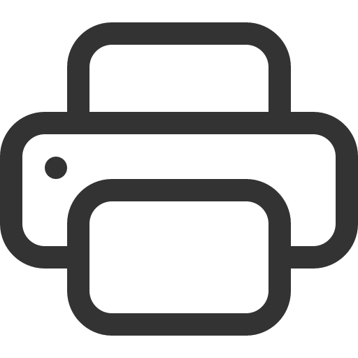 иконка printer, принтер,