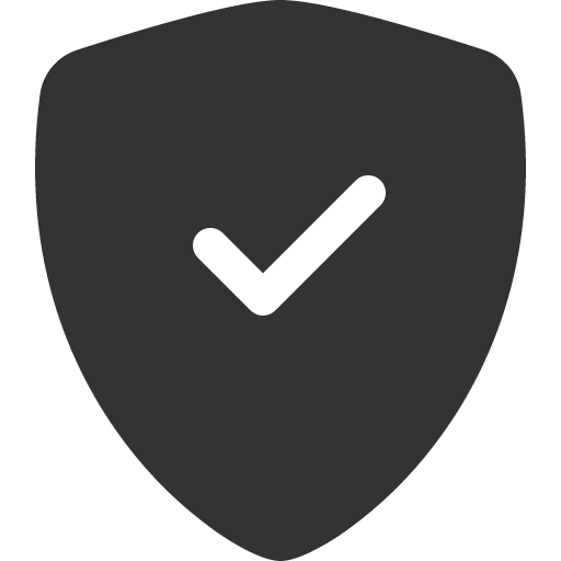 иконка shield check, shield, щит, check, галочка,