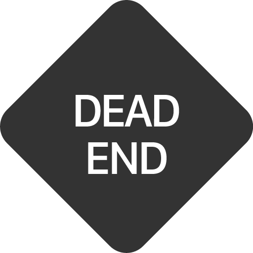 иконка sign dead end, sign, dead, end,
