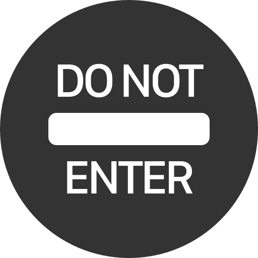 иконка sign do not enter, sign, do, not, enter,