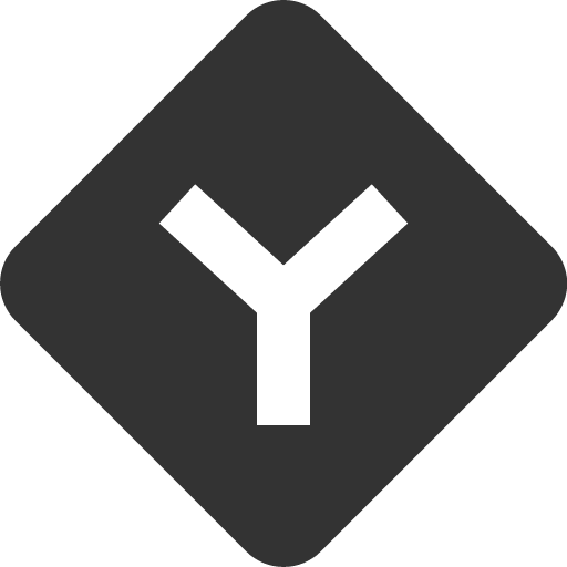 иконка sign intersection y, sign, intersection,