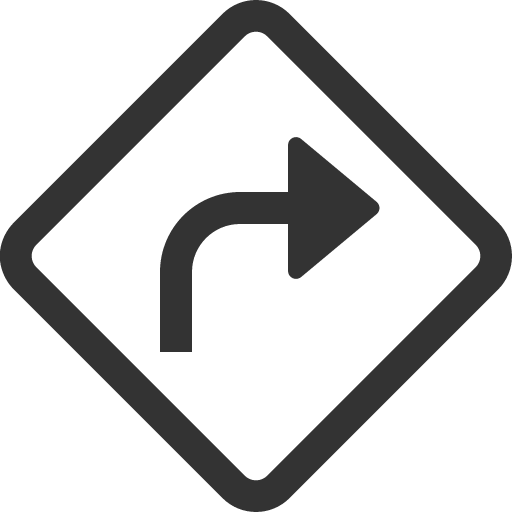 иконка sign turn right, sign, turn, вращать, right, стрелка,