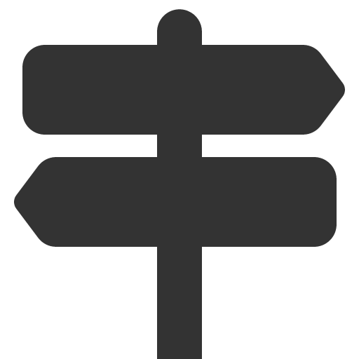 иконка signpost 2, signpost,