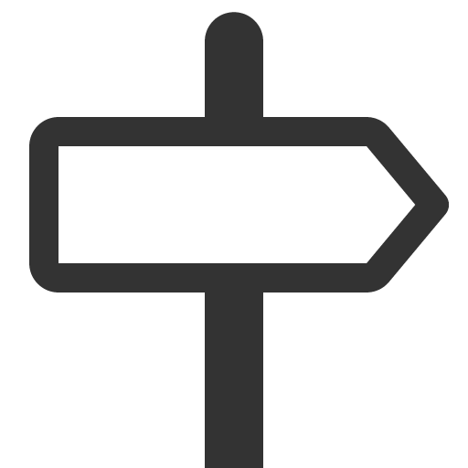 иконка signpost,