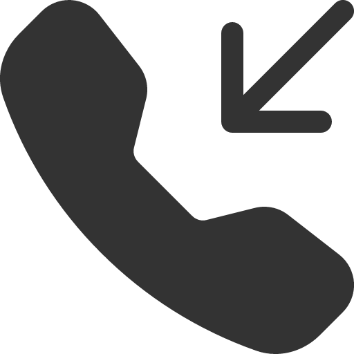 иконка telephone inbound, telephone, inbound,