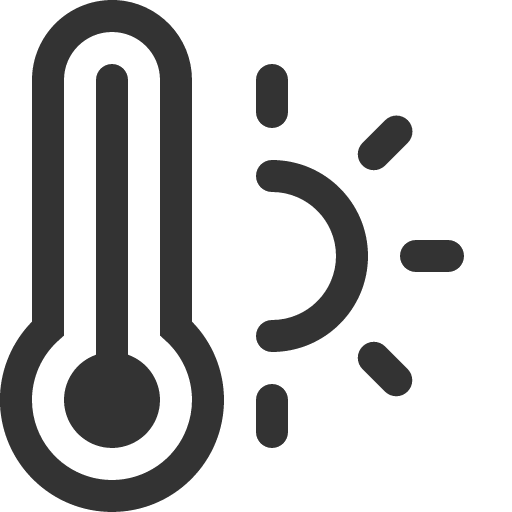 иконка thermometer sun, thermometer, термометр, sun, солнце,