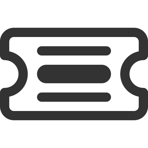 иконка ticket detailed, ticket, билет, detailed,