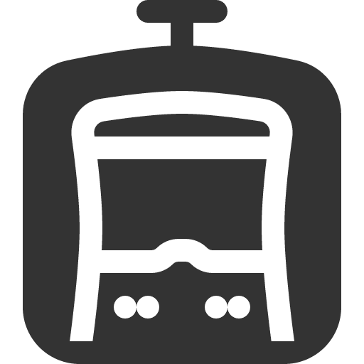 иконка train lightrail front, train, поезд, lightrail, front,