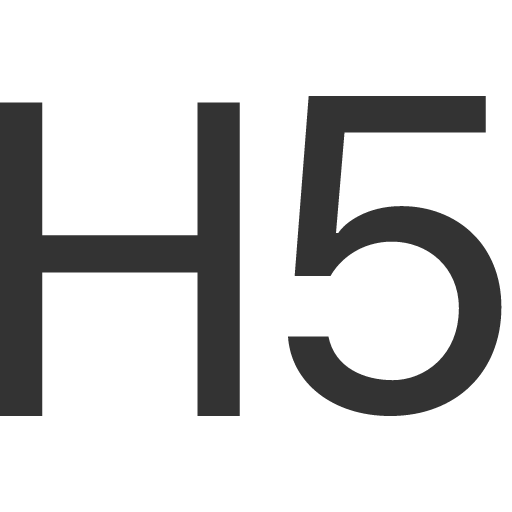 иконка type h5, type, шрифт, h5,