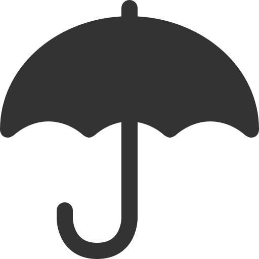 иконка umbrella, зонт,