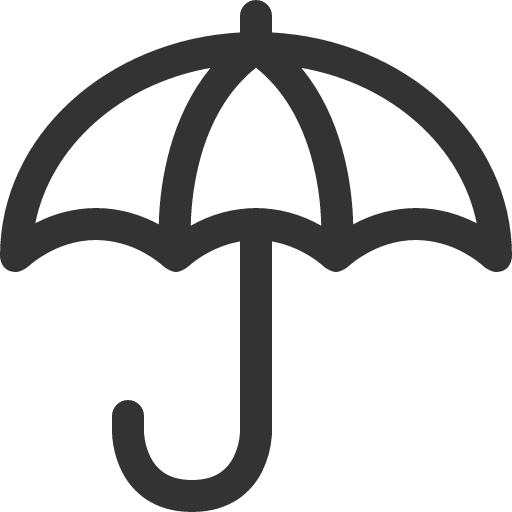 иконка umbrella, зонт,
