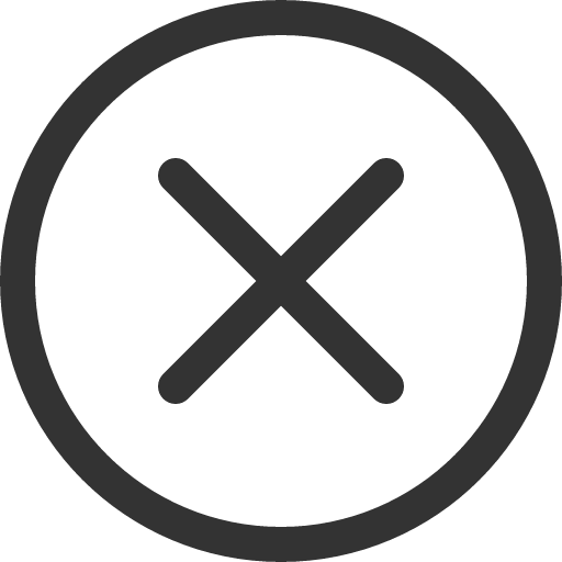 иконка x circle, circle,