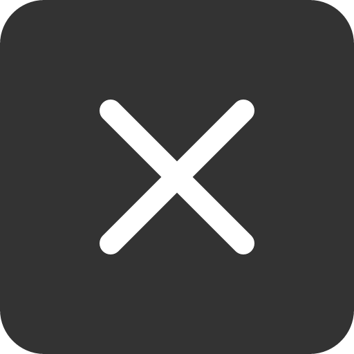 иконка x square, square,