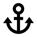 иконки bx anchor, bx, anchor, якорь