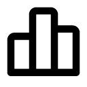 иконки bx bar chart 2, bx, bar, chart, график