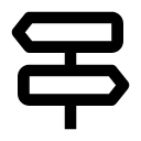 иконка bx directions, bx, directions, стрелка