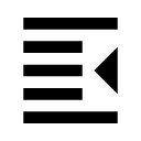 иконки bx left indent, bx, left, стрелка, indent