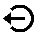 иконка bx log out circle, bx, log, out, circle