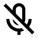иконка bx microphone off, bx, microphone, микрофон, off