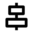 иконка bx objects horizontal center, bx, objects, horizontal, документ, center