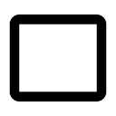 иконка bx rectangle, bx, rectangle
