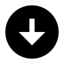 иконки bxs down arrow circle, bxs, down, стрелка, arrow, circle