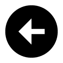 иконки bxs left arrow circle, bxs, left, стрелка, arrow, circle
